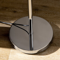Portland Crystal Floor Lamps - Size: 34 x 25 x 156cm - Silver - Wilko - thumbnail 5