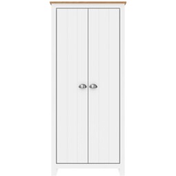 Lexington 2 Door White Wardrobe - Wilko - thumbnail 3