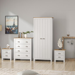 Lexington 2 Door White Wardrobe - Wilko - thumbnail 5