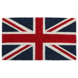 JVL Coir Union Flag Doormat 40 x 70cm - JVL Homewares - Wilko
