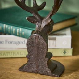 Dibor Antique Brown Reindeer Stag Head Bookend 2 Pack - Size: 10.5 x 9 x 21cm - Wilko - thumbnail 7