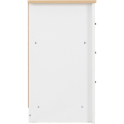 Seconique Portland 3 Drawer White and Oak Effect Chest of Drawers - Wilko - thumbnail 6
