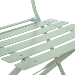 Charles Bentley Folding Metal Bistro Set Heritage Green - Size: 2 Seater - Wilko - thumbnail 7