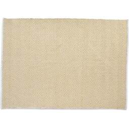 Hug Rug Gold Woven Herringbone Rug 120 x 170cm - Wilko - thumbnail 1