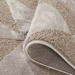 Desire Rugs Hamilton Mocha Geometric Triangle Mosaic Rug 60 x 220cm - Size: 220 x 60 x 1.3cm - Brown - Wilko - thumbnail 5