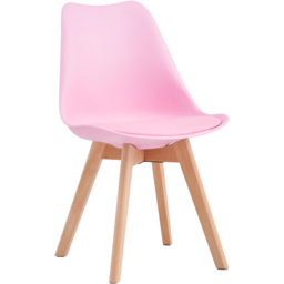 Eva Set of 4 Pink Padded Dining Chairs - MCC - Wilko - thumbnail 3