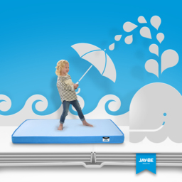 Jay-Be Anti-Allergy Waterproof Sprung Toddler Mattress - Blue - Wilko - thumbnail 3