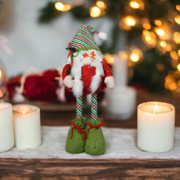 Xmas Haus Freya Festive Gonk with Extendable Legs - Size: 340 x 200 x 150cm - Red - Wilko - thumbnail 7