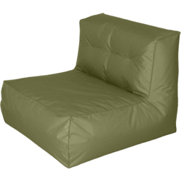 Kaikoo Khaki Lounger with Footstool - Size: Single Seater - Wilko - thumbnail 5
