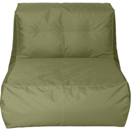Kaikoo Khaki Lounger with Footstool - Size: Single Seater - Wilko - thumbnail 6