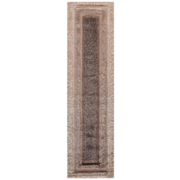 Desire Rug Modern Bronze Bordered Shimmer Soft Shaggy Area Rug 60 x 220cm - Desire Rugs - Wilko - thumbnail 1