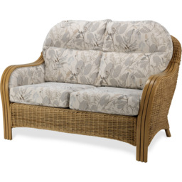 Desser Centurion 4 Seater Leafy Natural Rattan Sofa Set - Multi - Wilko - thumbnail 4