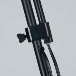 Lighting Collection Hale 2 Way Frosted Shade Black Mother Child Floor Lamp - Size: 13 x 23.5 x 41.5cm - Matt Black - Wilko - thumbnail 5