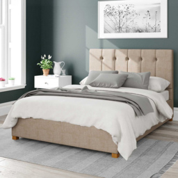 Aspire Hepburn Single Mink Malham Weave Ottoman Bed - Pink - Aspire Beds - Wilko - thumbnail 1