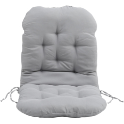 Living and Home Tufted Pad Seat Cushion 60 x 120cm - Grey - Wilko - thumbnail 4