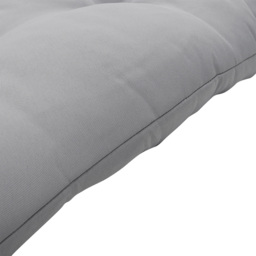 Living and Home Tufted Pad Seat Cushion 60 x 120cm - Grey - Wilko - thumbnail 6
