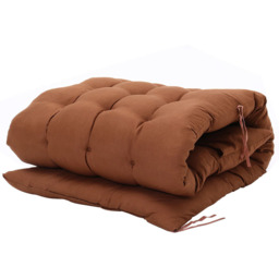Living and Home Brown Sun Lounger Cushion Cover - Size: 8x160x50cm - Wilko - thumbnail 4