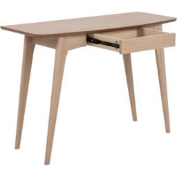 Florence Woodstock Single Drawer Office Desk Oak - Brown - Furniture To Go - Wilko - thumbnail 6