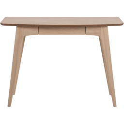 Florence Woodstock Single Drawer Office Desk Oak - Brown - Furniture To Go - Wilko - thumbnail 4