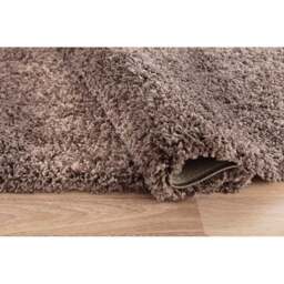 Desire Rugs Oxford Taupe Plain Shaggy Runner Rug 60 x 220cm - Wilko - thumbnail 4
