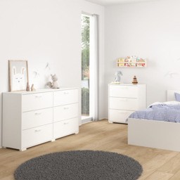 Florence Sofia 6 Drawer White Chest of Drawers - Furniture To Go - Wilko - thumbnail 7