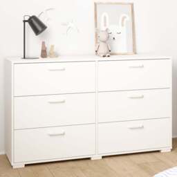 Florence Sofia 6 Drawer White Chest of Drawers - Furniture To Go - Wilko - thumbnail 1