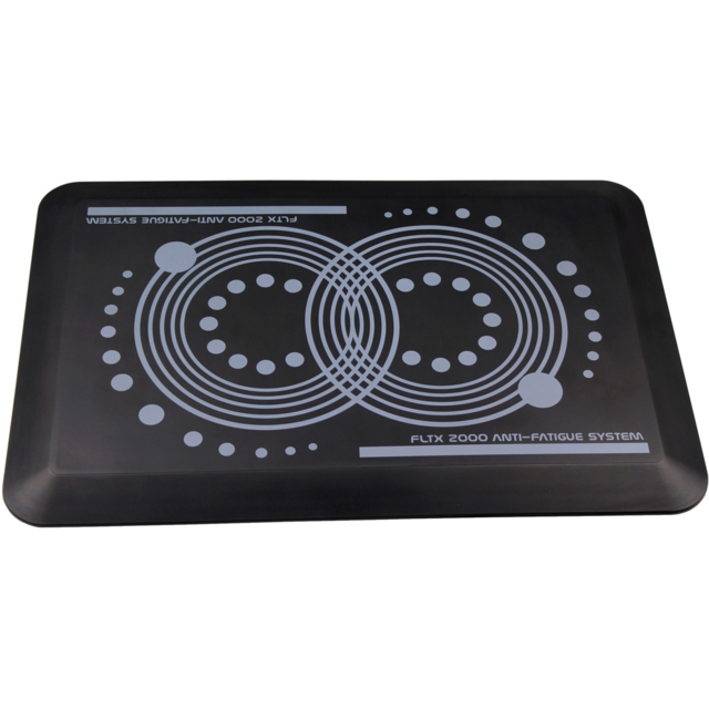 AFS-TEX 2000 Black Active Anti Fatigue Standing Mat 50 x 80cm - Size: 80 x 50 x 2cm - Wilko - image 1