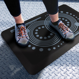 AFS-TEX 2000 Black Active Anti Fatigue Standing Mat 50 x 80cm - Size: 80 x 50 x 2cm - Wilko - thumbnail 3