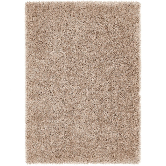 Origins Chicago Latte Shaggy Rug 160 x 230cm - Brown - Origins Rugs - Wilko - image 1