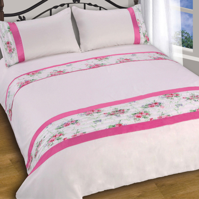 Intimates Yvette Double Duvet Set - White - Wilko - image 1