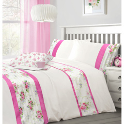 Intimates Yvette Double Duvet Set - White - Wilko - thumbnail 6