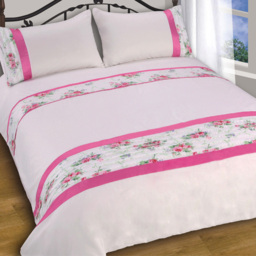 Intimates Yvette Double Duvet Set - White - Wilko