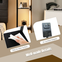 Costway Black 4 Shelf with Dimmable LED Bulb Floor Lamp - Size: 51 x 33 x 16cm - Wilko - thumbnail 7