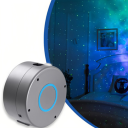 Jaoyeh Trading Colorful Nebula Atmosphere Projector Night Light - Size: 9 x 17 x 17cm - White - Wilko - thumbnail 3
