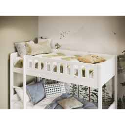 Flair Bea 2 Sleeper White Bunk Bed with Trundle - Size: Single - Wilko - thumbnail 3