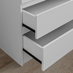 Flair Toivo 4 Drawer White Chest of Drawers - Wilko - thumbnail 3