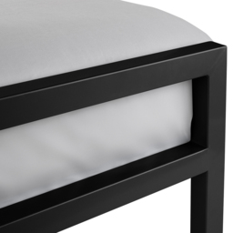 Julian Bowen Soto Small Double Satin Black Metal Bed Frame - Wilko - thumbnail 7