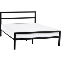 Julian Bowen Soto Small Double Satin Black Metal Bed Frame - Wilko - thumbnail 3