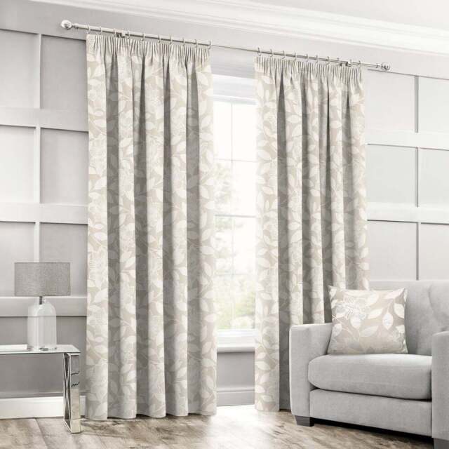Intimates Serena Cream Tape Top Curtains 168 x 223cm - Size: W 168 x D 223cm - Wilko - image 1
