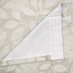 Intimates Serena Cream Tape Top Curtains 168 x 223cm - Size: W 168 x D 223cm - Wilko - thumbnail 4