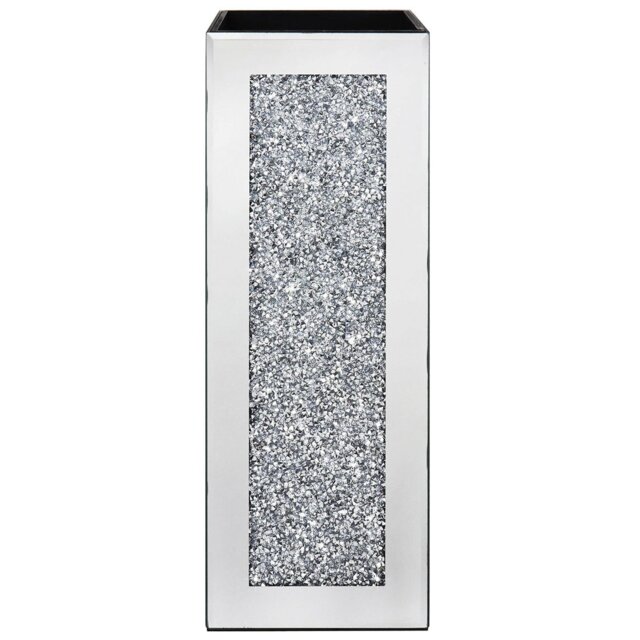 Crushed Crystal Decorative Vase - Size: 13 x 35 x 13cm - Wilko - image 1