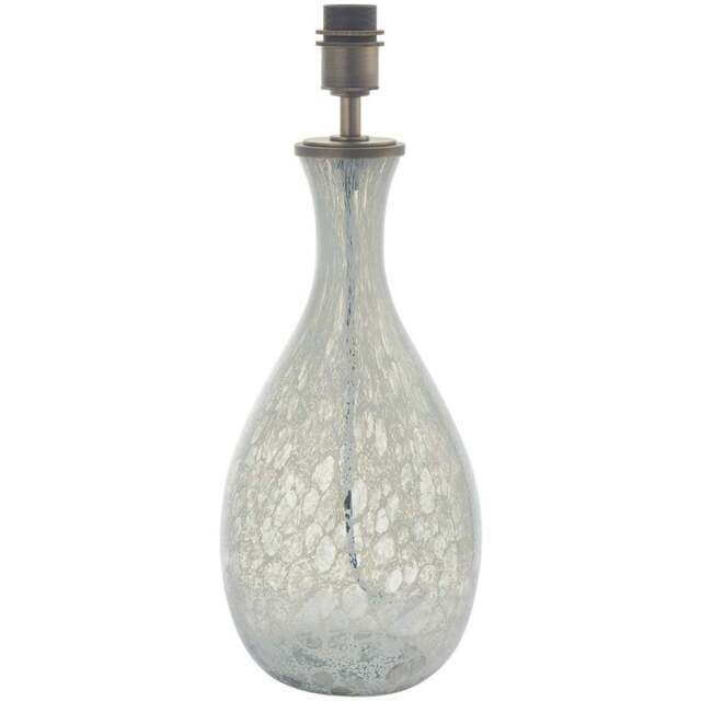 Merano Ortisei Artisan Glass and Brushed Bronze Plate Table Lamp - Size: 20 x 20 x 50.8cm - Brown - Wilko - image 1
