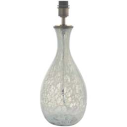 Merano Ortisei Artisan Glass and Brushed Bronze Plate Table Lamp - Size: 20 x 20 x 50.8cm - Brown - Wilko - thumbnail 1
