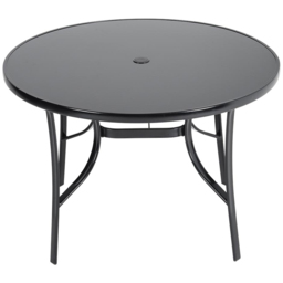 Living and Home 4 Seater Garden Dining Set Black and Grey - Wilko - thumbnail 5