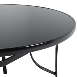 Living and Home 4 Seater Garden Dining Set Black and Grey - Wilko - thumbnail 6