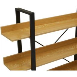 Premier Housewares Laxton 3 Shelf Light Yellow Bookshelf - Multi - Interiors by Premier - Wilko - thumbnail 7