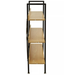 Premier Housewares Laxton 3 Shelf Light Yellow Bookshelf - Multi - Interiors by Premier - Wilko - thumbnail 5