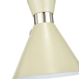 Pacific Lifestyle Benedict Sage Green and Brushed Silver Metal Table Lamp - Wilko - thumbnail 4