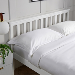 Home Source Florida Small Double White Wooden Bed Frame - Wilko - thumbnail 6