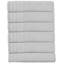 Velosso Hampi Cotton White Hand Towel Set of 2 - Wilko - thumbnail 1